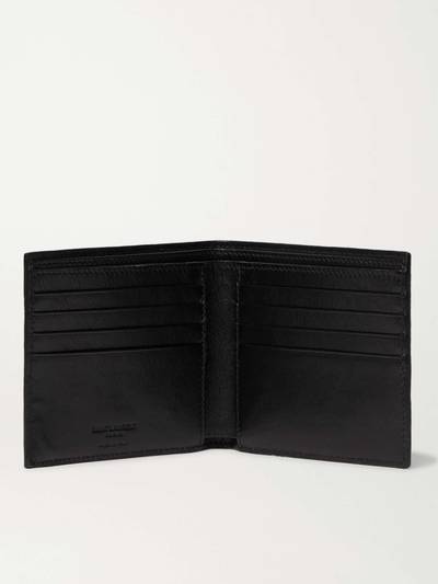 SAINT LAURENT East/West Logo-Debossed Leather Billfold Wallet outlook