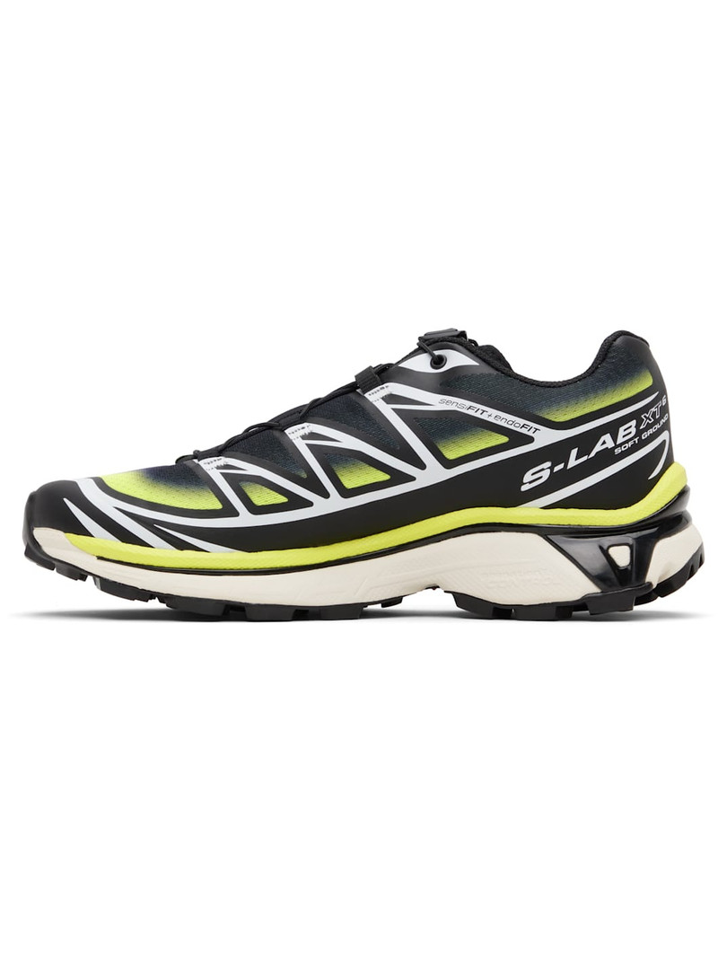 SALOMON Black & Green XT-6 Skyline Sneakers outlook