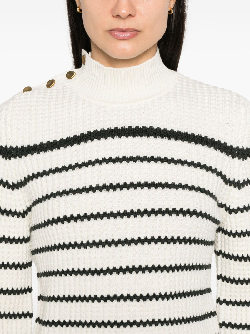 high-neck striped sweater 5