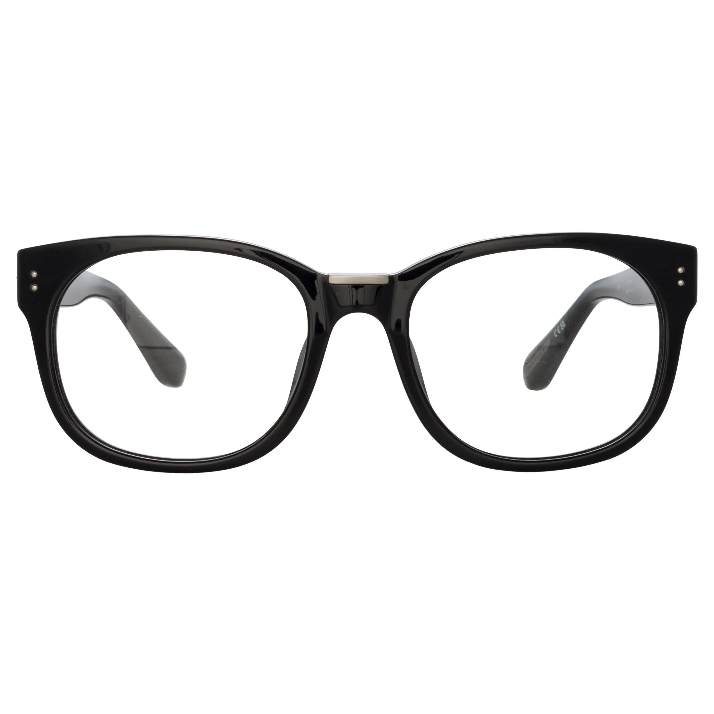 CEDRIC RECTANGULAR OPTICAL FRAMES IN BLACK AND NICKEL - 1