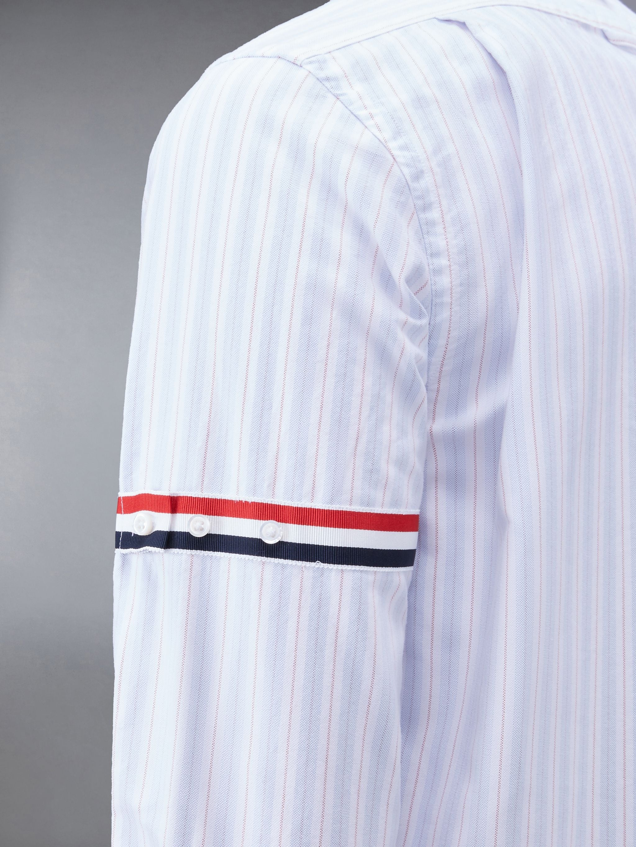 Stripe Oxford Armband Shirt - 7