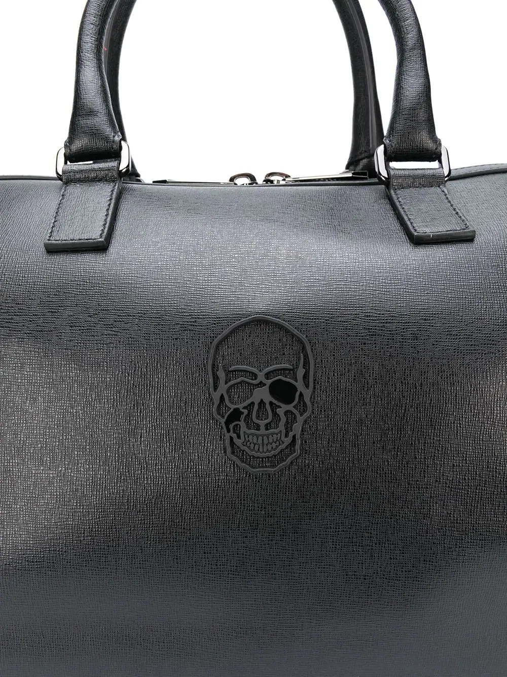 matte leather holdall bag - 4