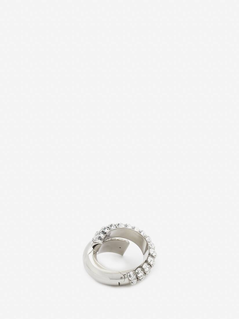 Women's Cosmic Double Bracelet in Antique Silver - 2