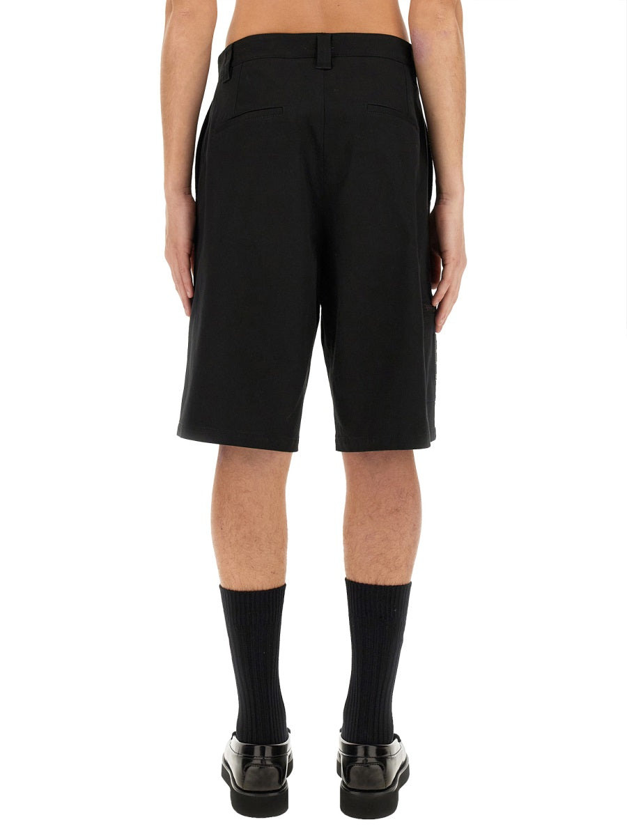 Moschino Men Bermuda With Logo - 3