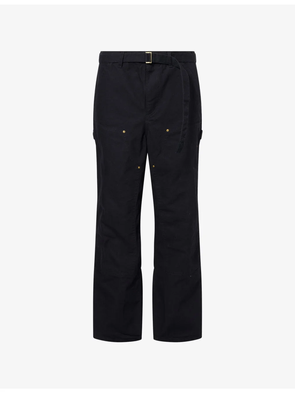 Sacai x Carhartt WIP Belted Straight-Leg Cotton Trousers - 1