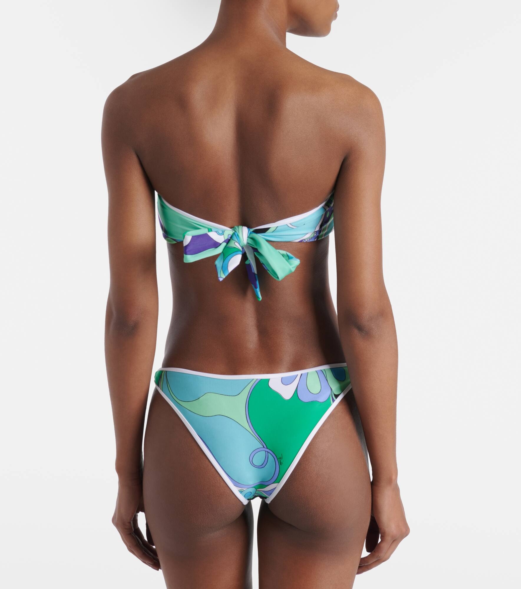 Orchidee printed bikini bottoms - 3