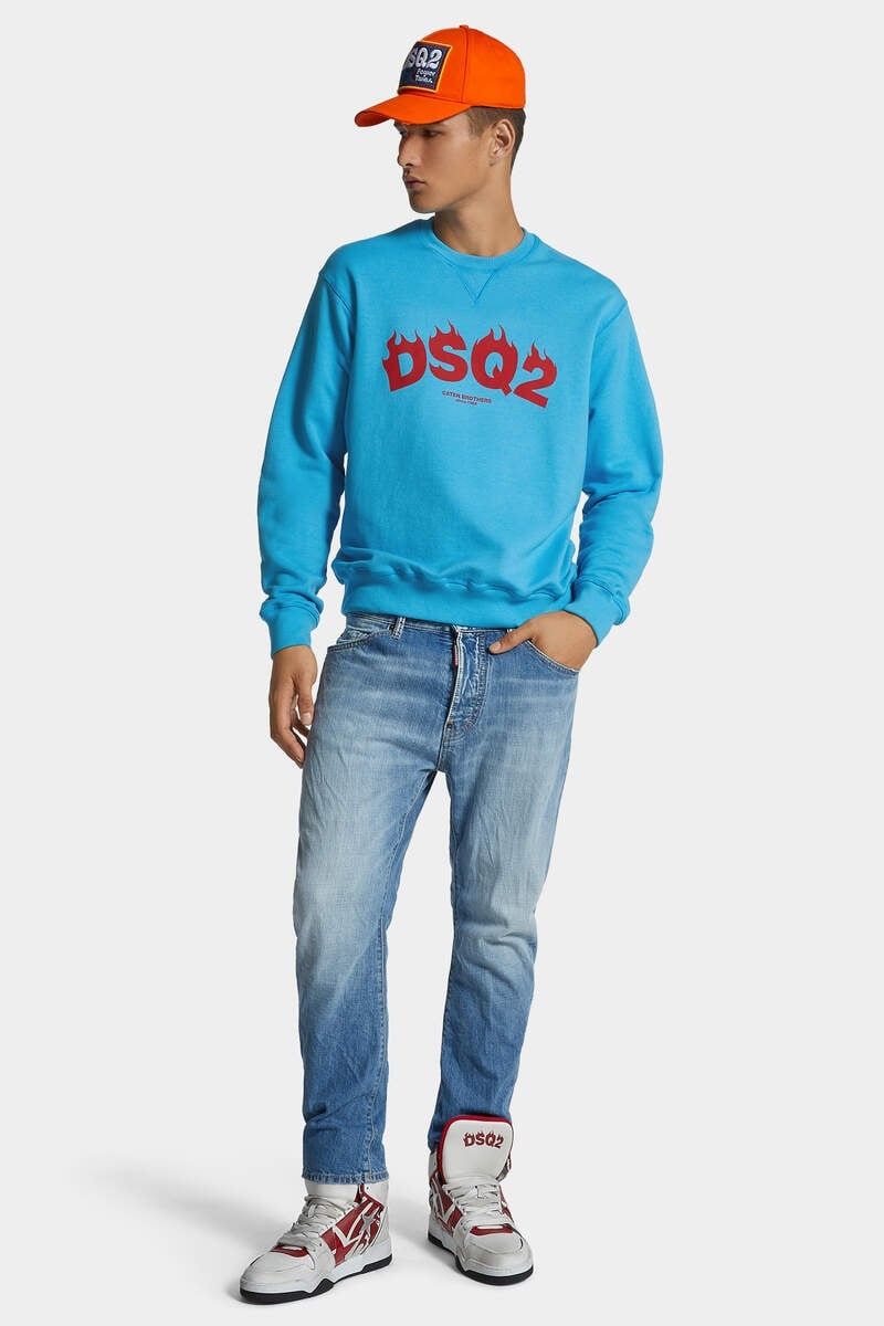 WASH COOL FIT CREWNECK BLAZING SWEATSHIRT - 5
