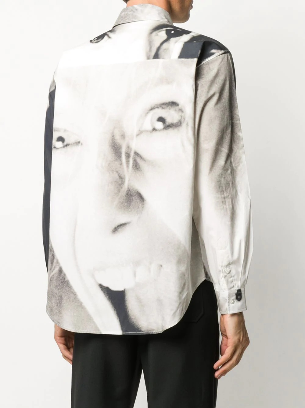 face-print shirt - 4