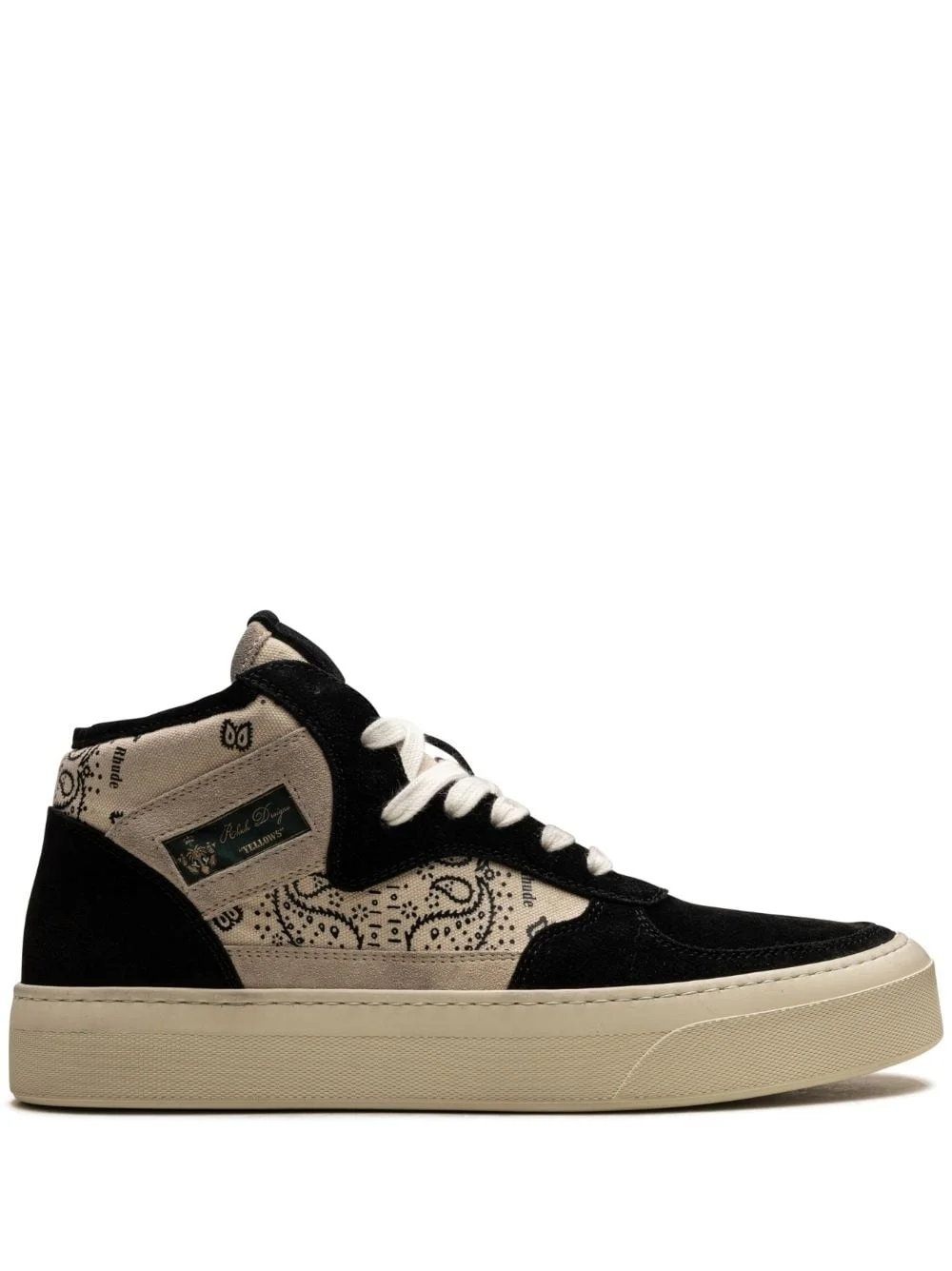 Cabriolets bandana-print high-top sneakers - 1