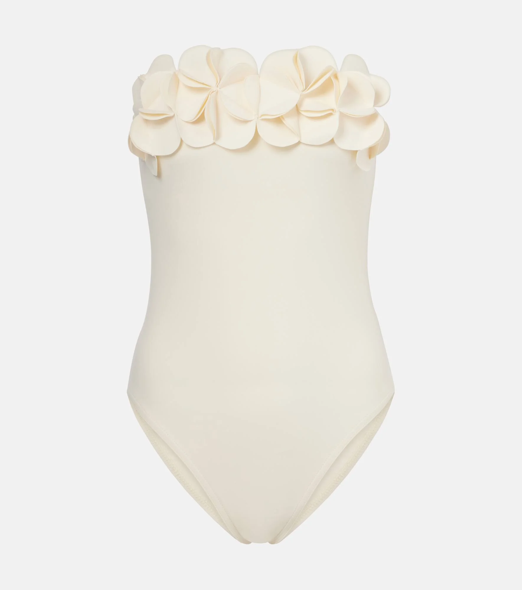 Tess floral-appliqué swimsuit - 1