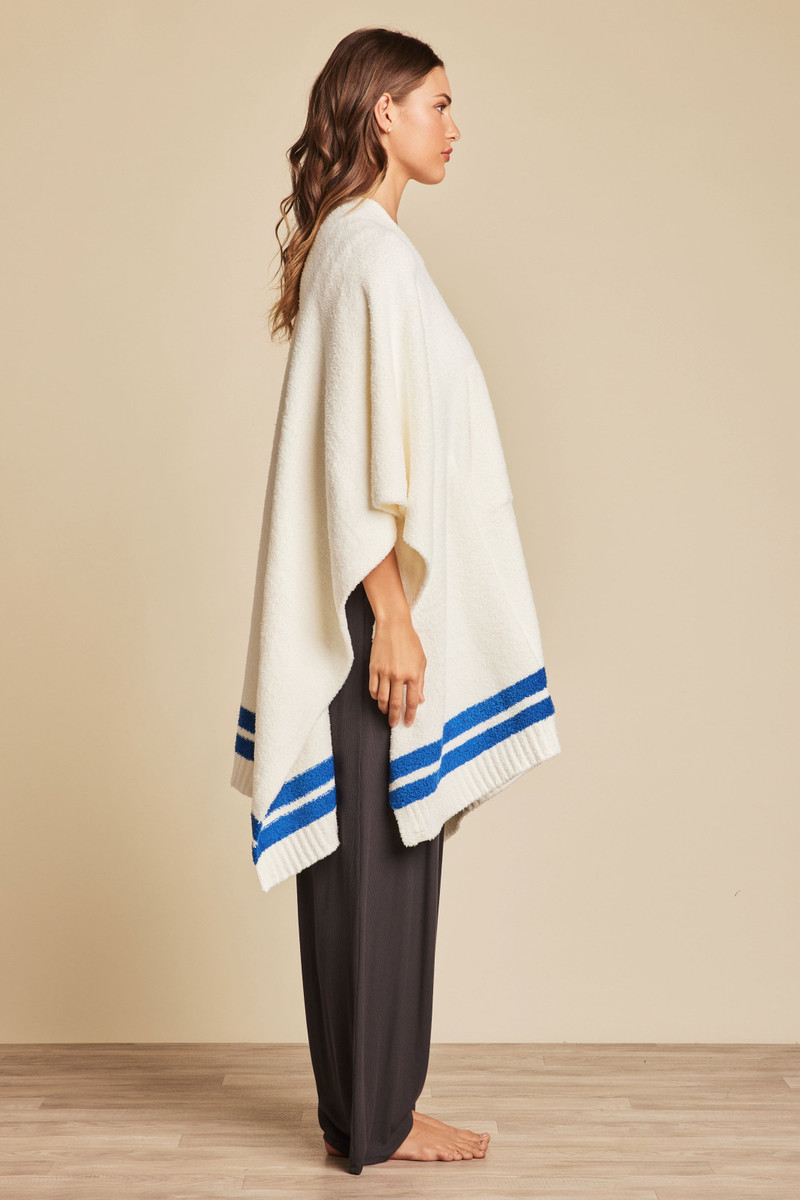 Barefoot Dreams CozyChic® Los Angeles Dodgers™ 3 in 1 Poncho outlook
