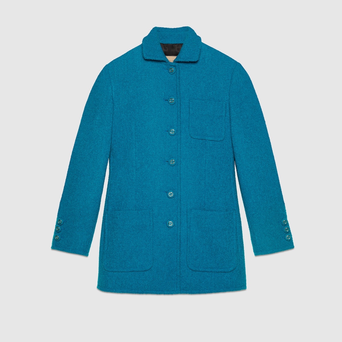 Bouclé wool jacket - 1