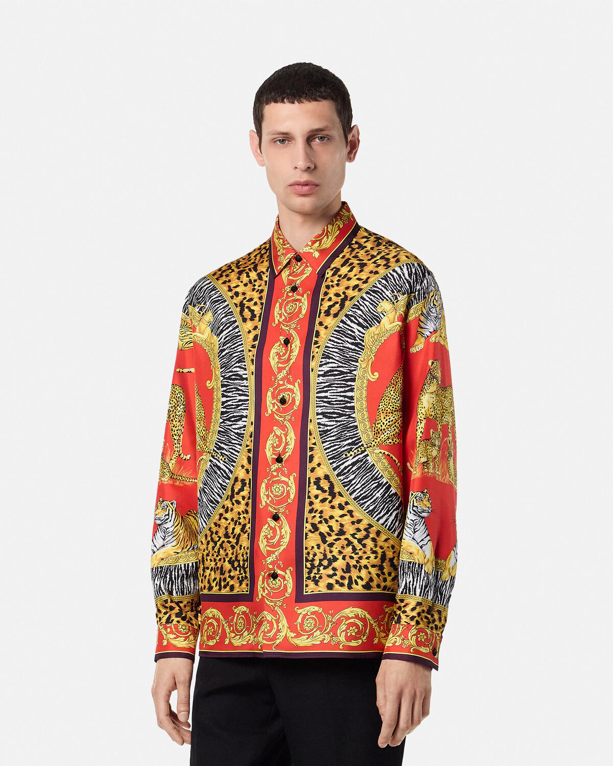 Wild Cats Silk Shirt - 4