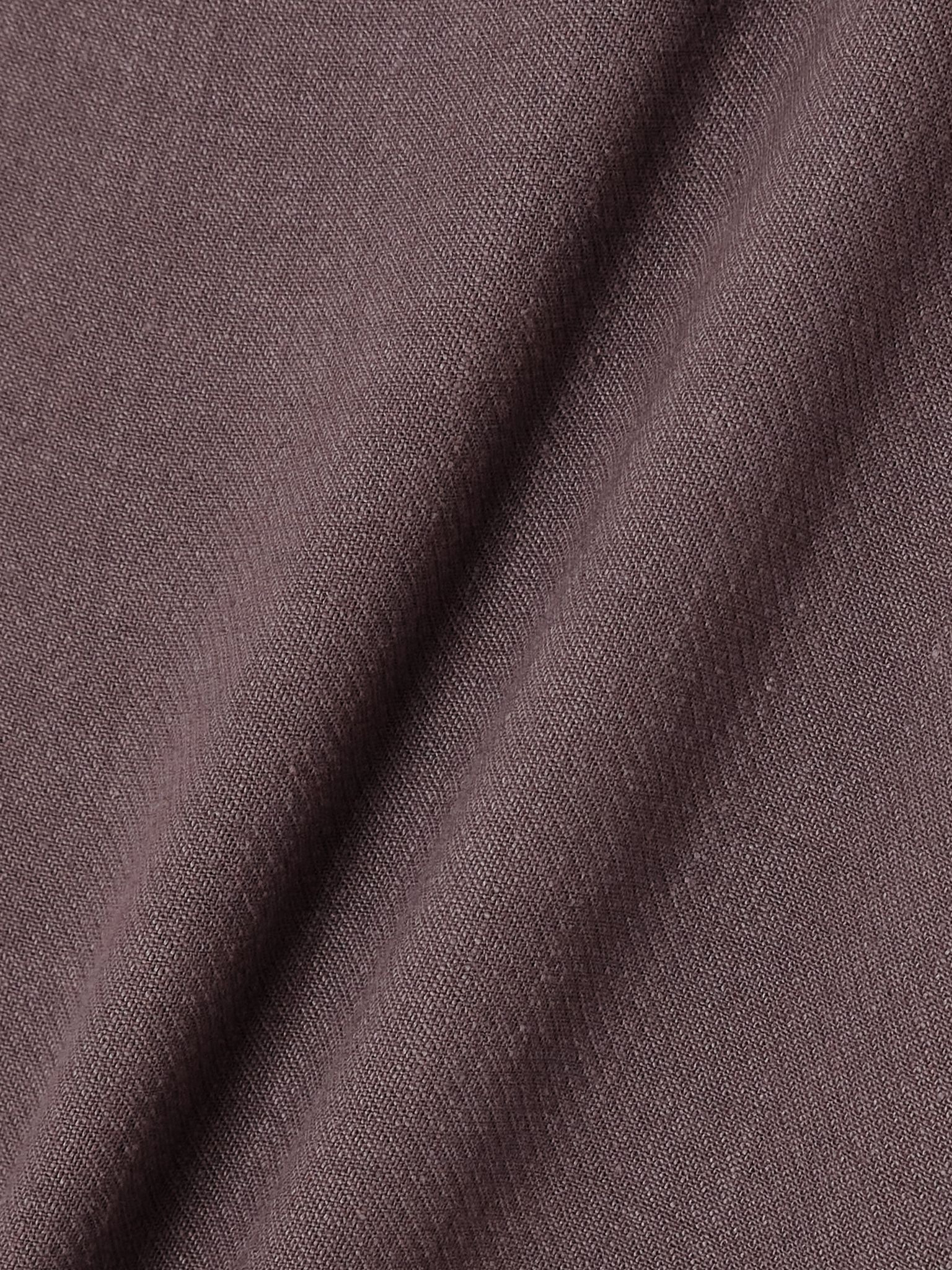 Umbra stretch-wool, organic cotton and hemp-blend barrel-leg pants Purple - 5