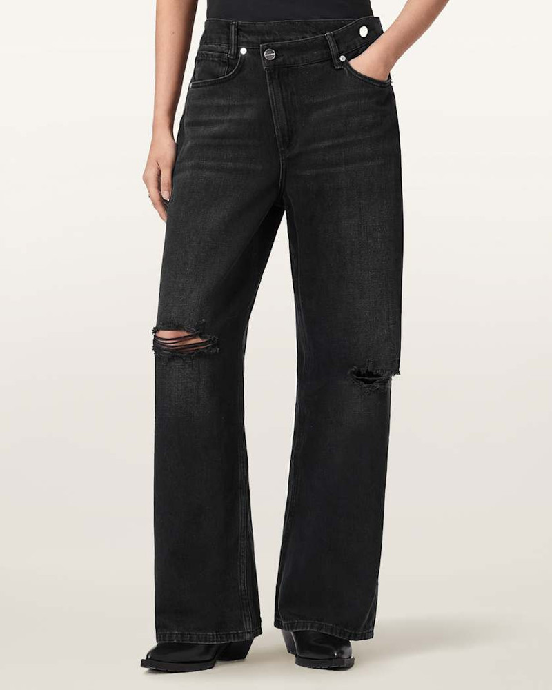 AKI CROSSOVER RIPPED JEANS 3