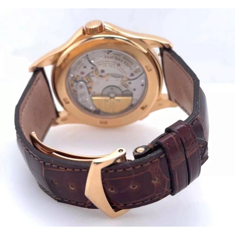 Pre-owned Patek Philippe Complications GMT Silver Dial Men's Watch 5130R-018 - 4