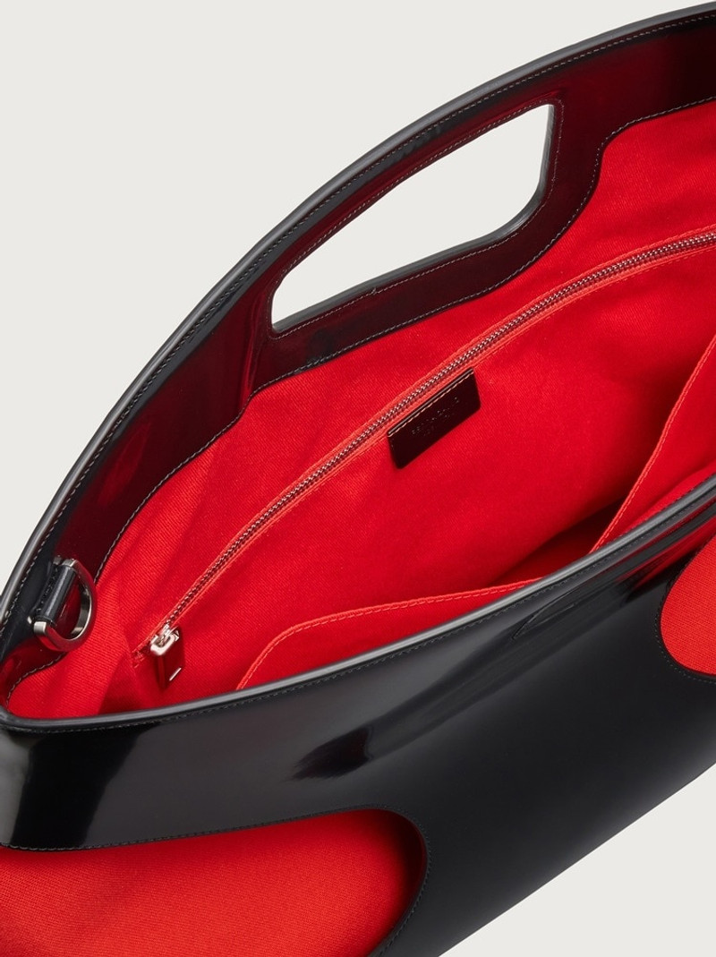 TOP HANDLE BAG WITH CUT-OUT DETAILING 5