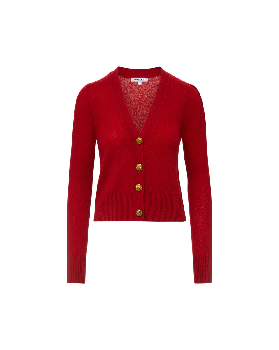 SOLENE CASHMERE CARDIGAN - 1