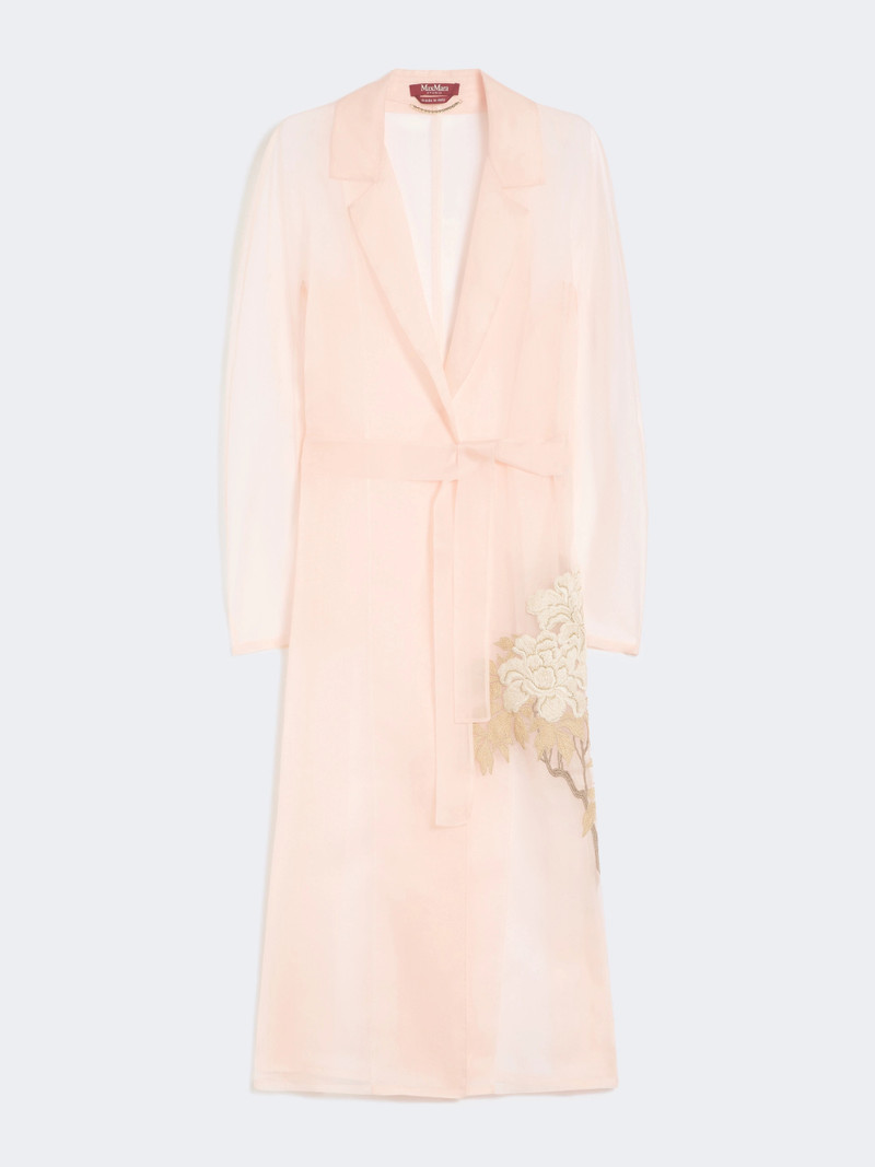 VODKA Silk organza duster coat - POWDER 1