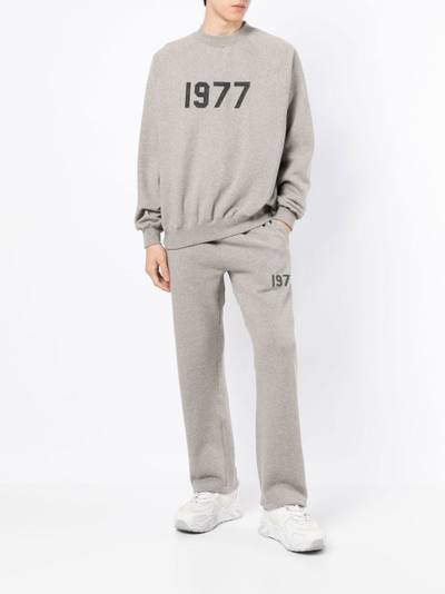 ESSENTIALS 1977 cotton-jersey sweatshirt outlook