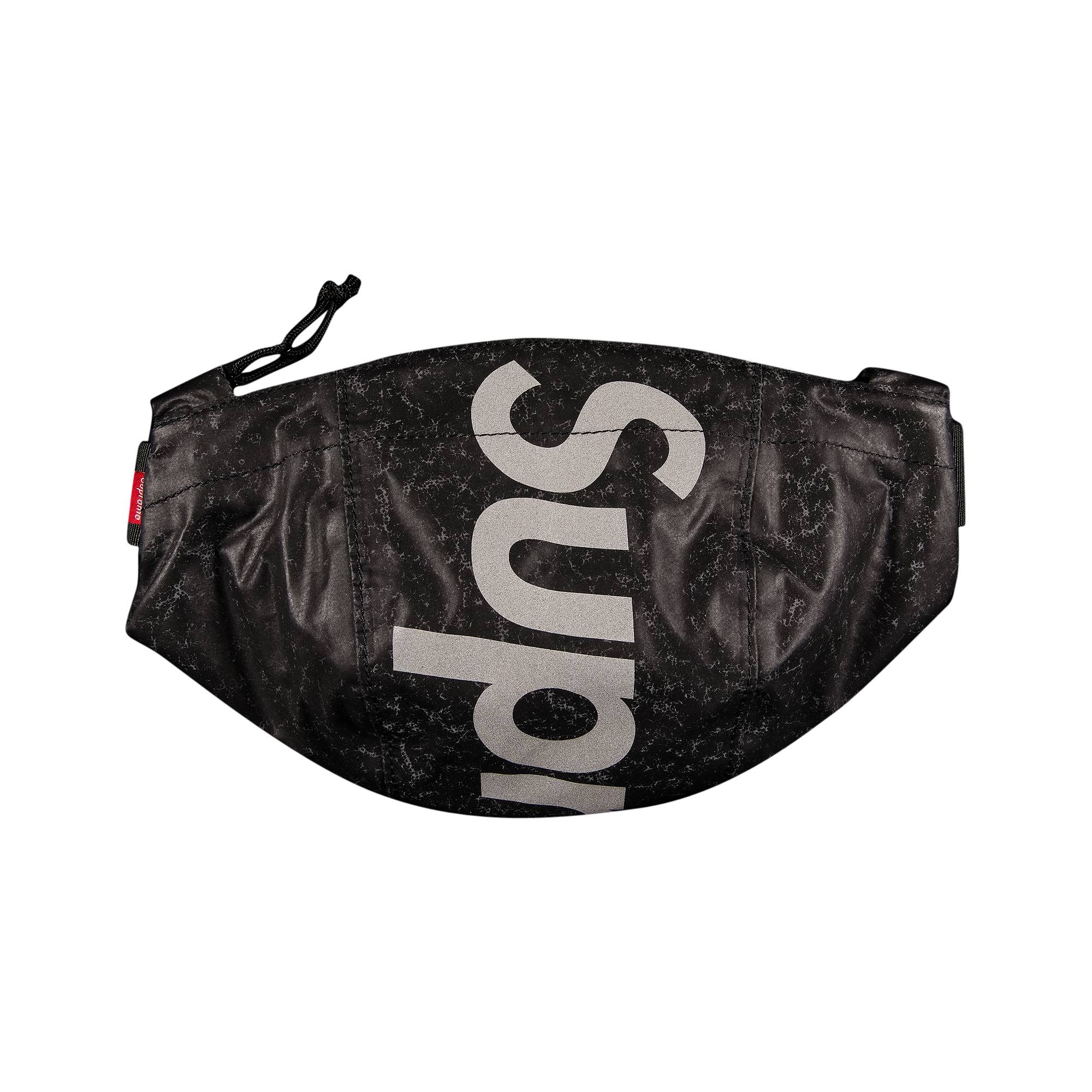 Supreme Waterproof Reflective Speckled Waist Bag 'Black' - 1