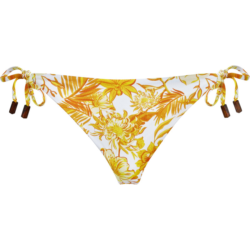 Women String Bikini Bottom Tahiti Flowers 1