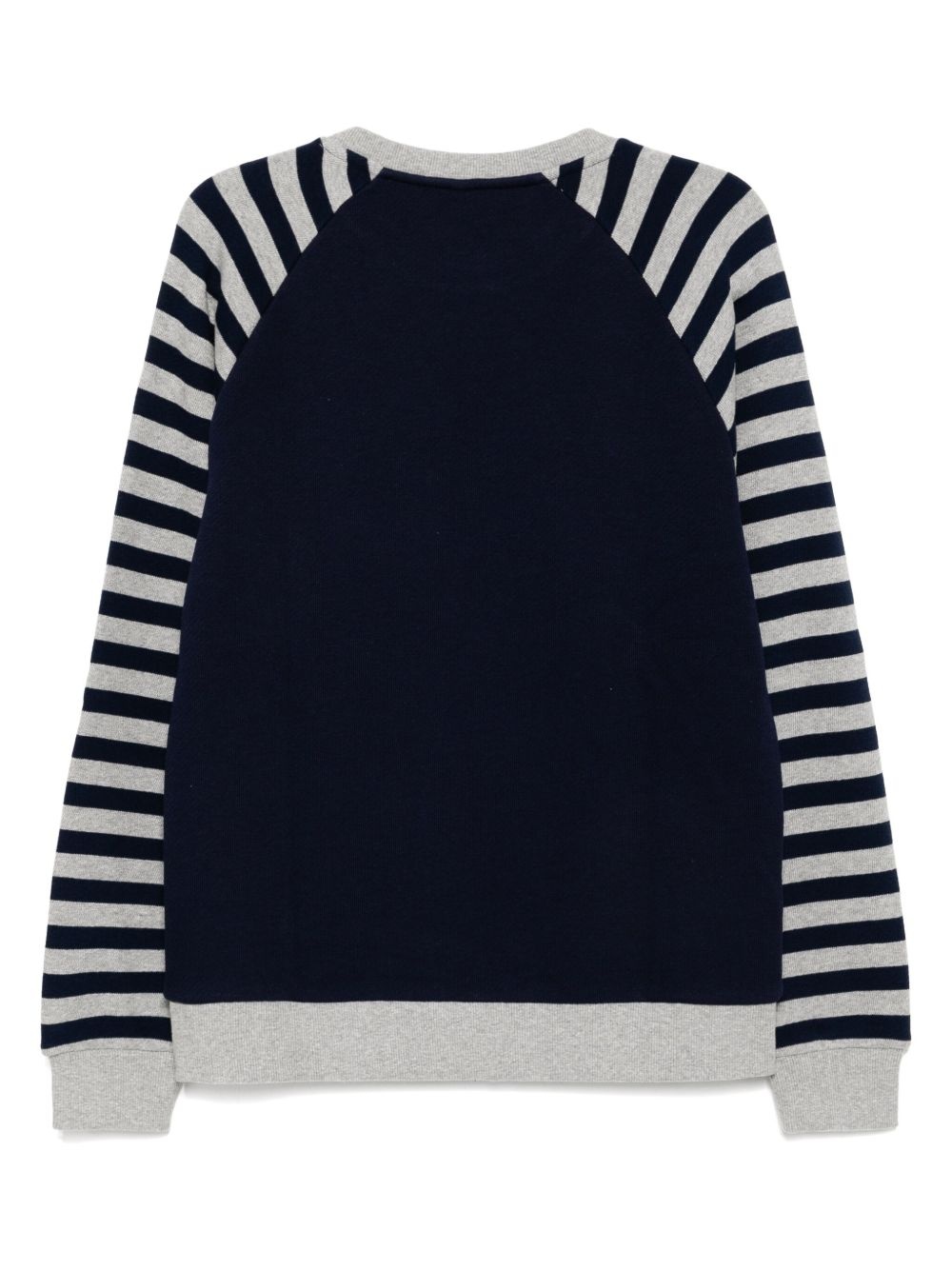 stripe detailing sweatshirt - 2