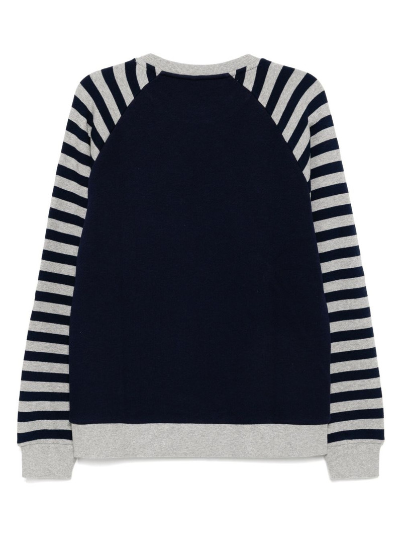 Moschino stripe detailing sweatshirt outlook