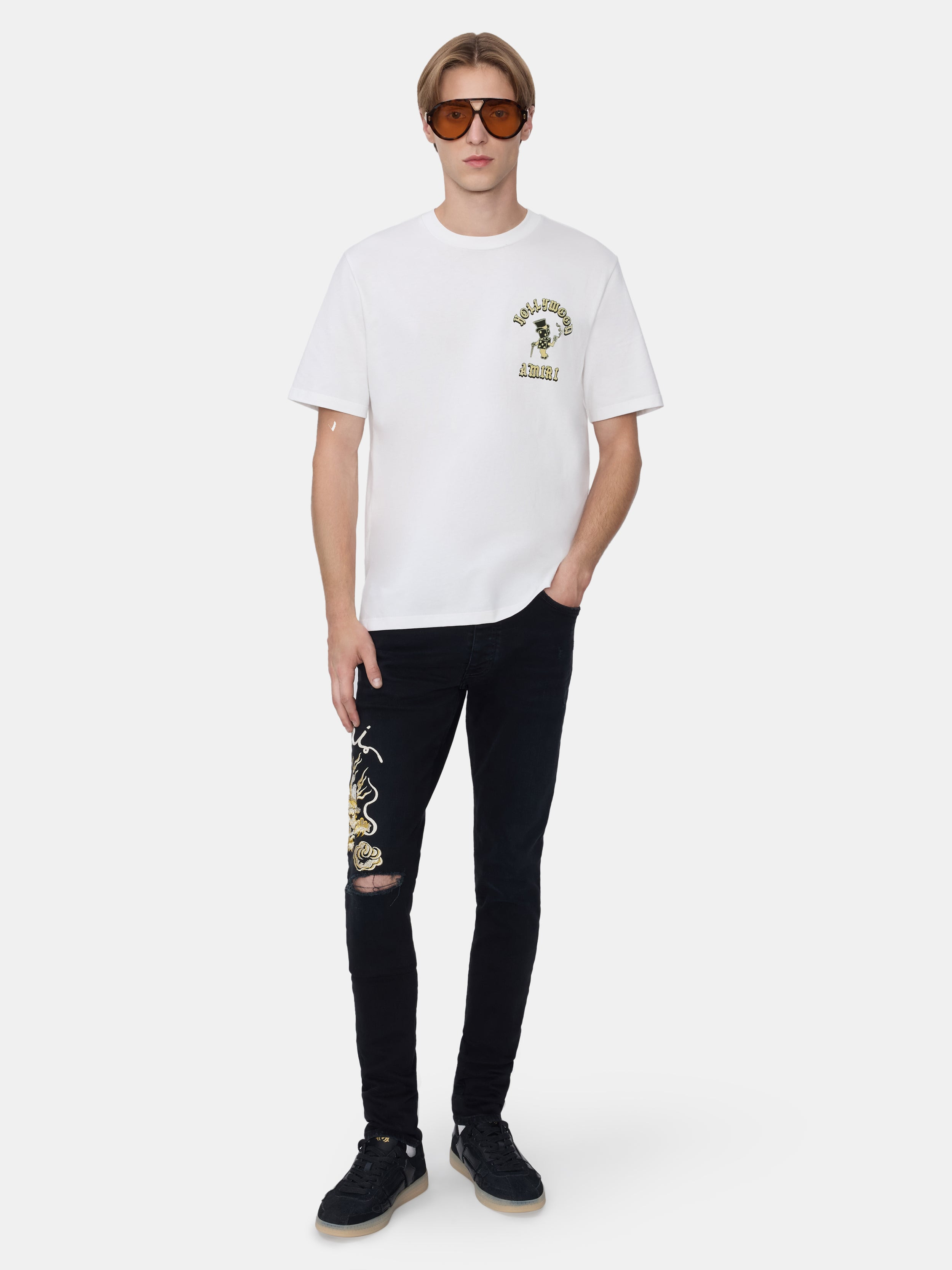 AMIRI DRAGON REPAIR SLIM JEAN - 3