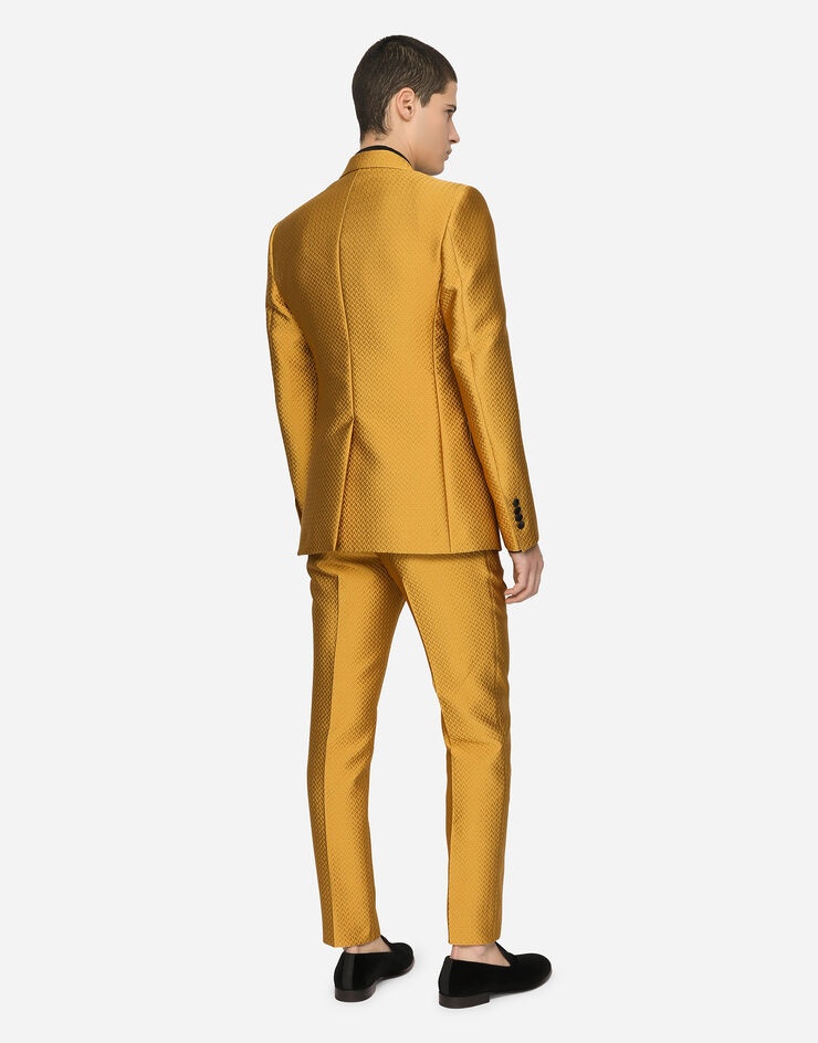 Herringbone jacquard Sicilia-fit tuxedo suit - 3