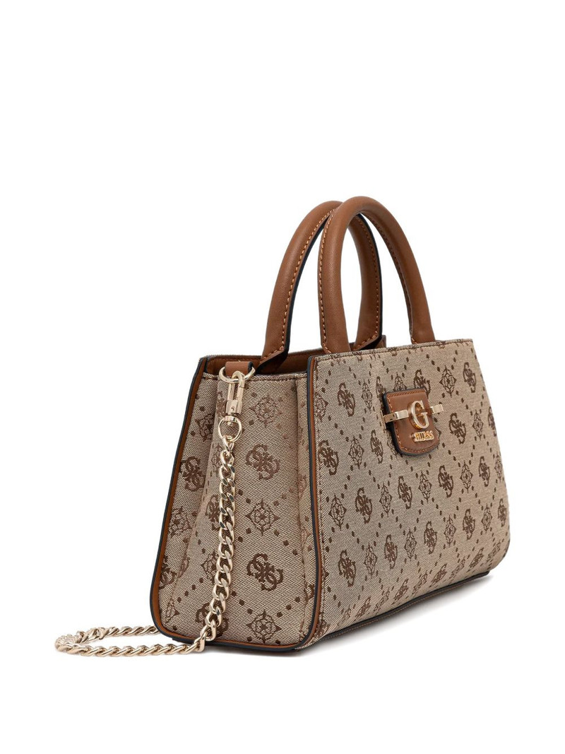 GUESS USA monogram top-handle tote bag outlook