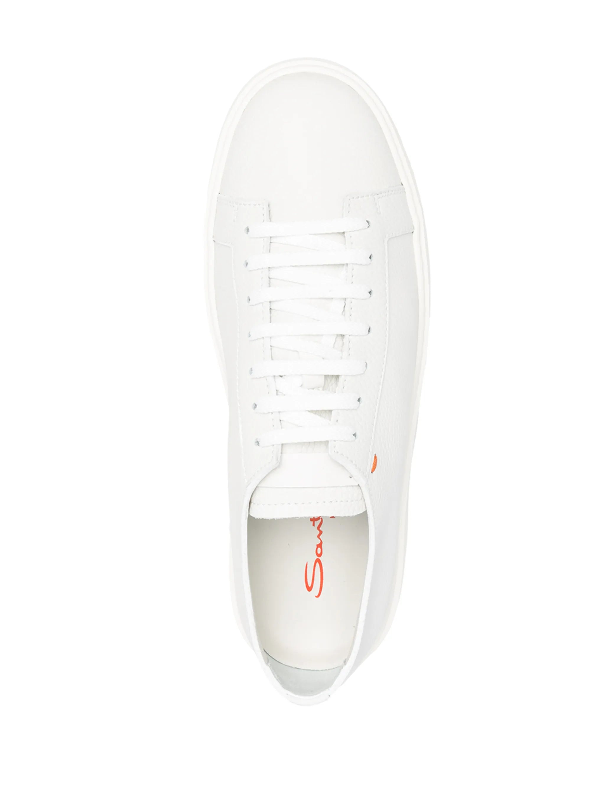 Santoni Grey Lace Up Sneakers - 2