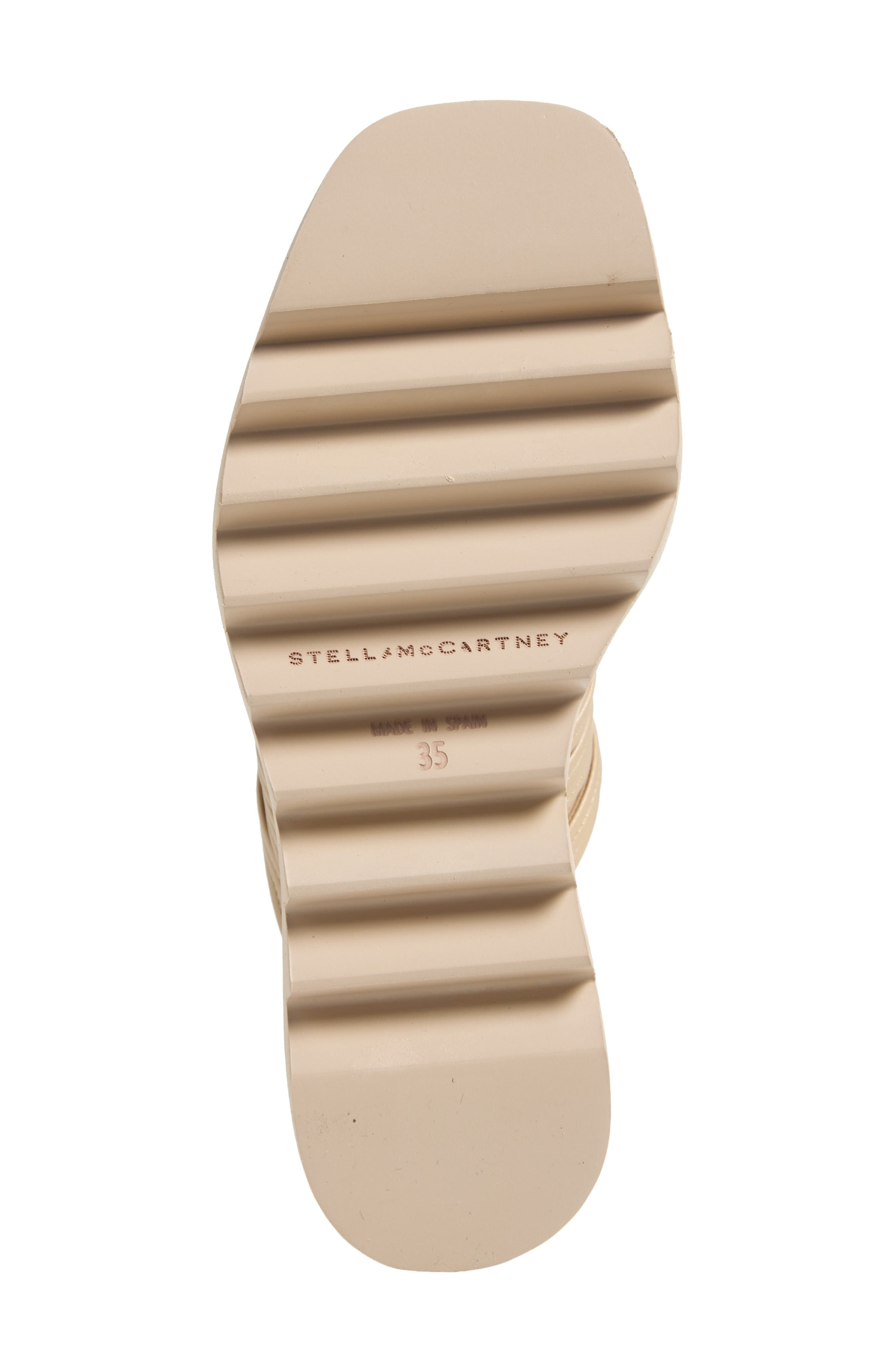 Stella McCartney Sneak-Elyse Platform Wedge Sandal in Ecru at Nordstrom - 6