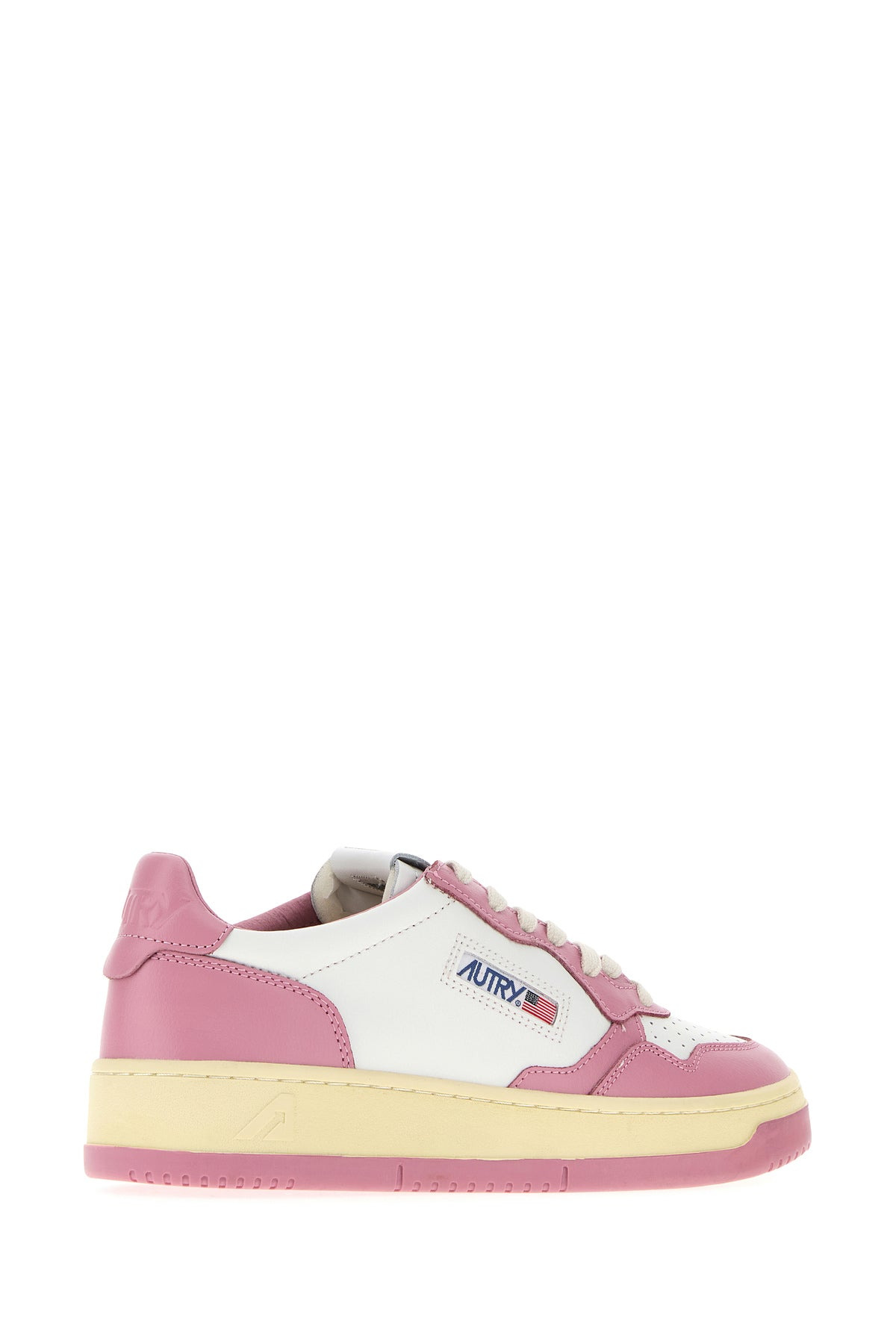 Two-tone leather Medalist sneakers - 3