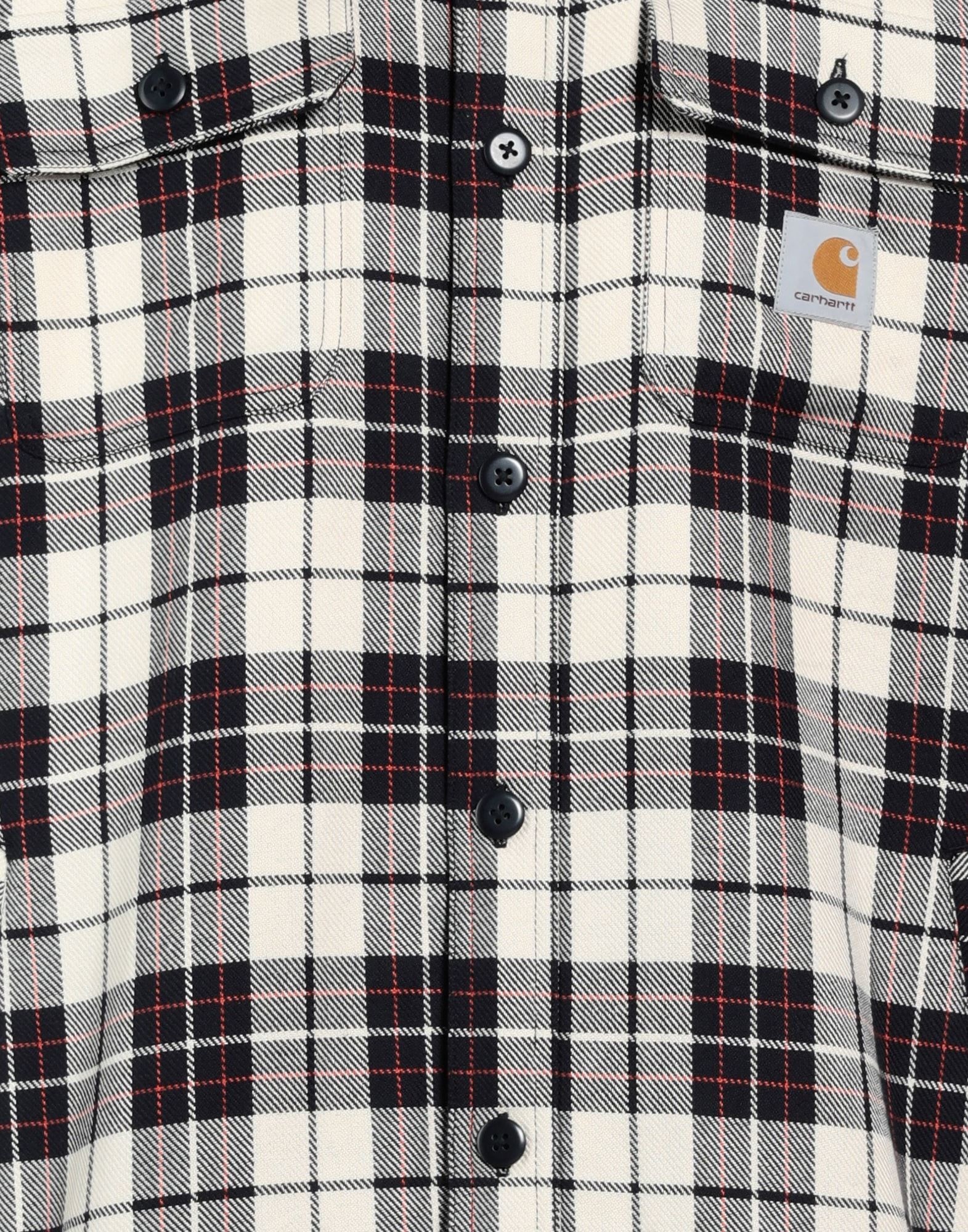 Cream Men's Checked Shirt - 4