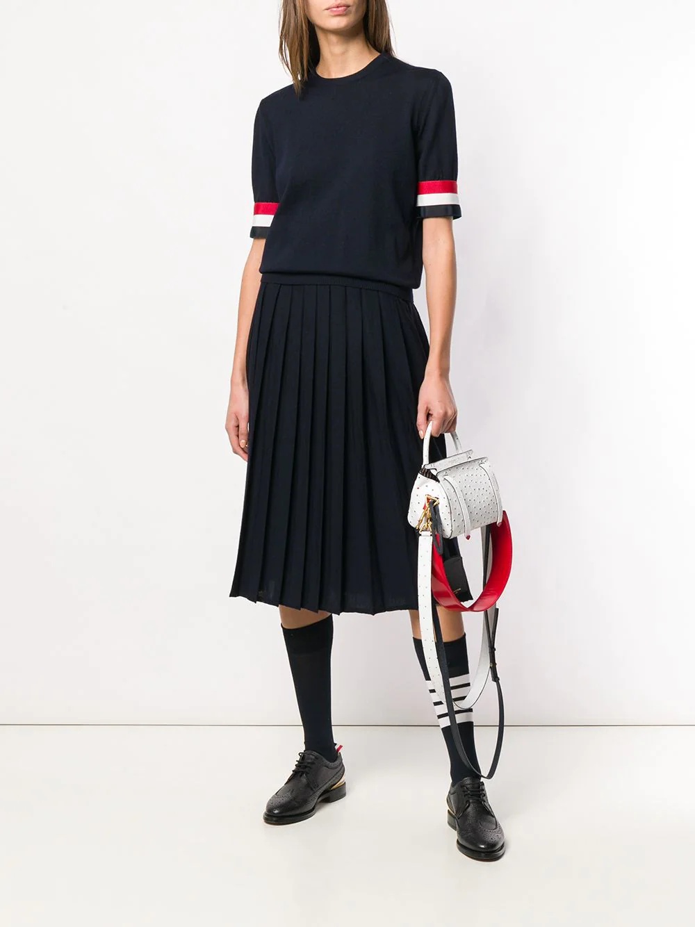 Rwb Cuff Fine Merino Tee - 3