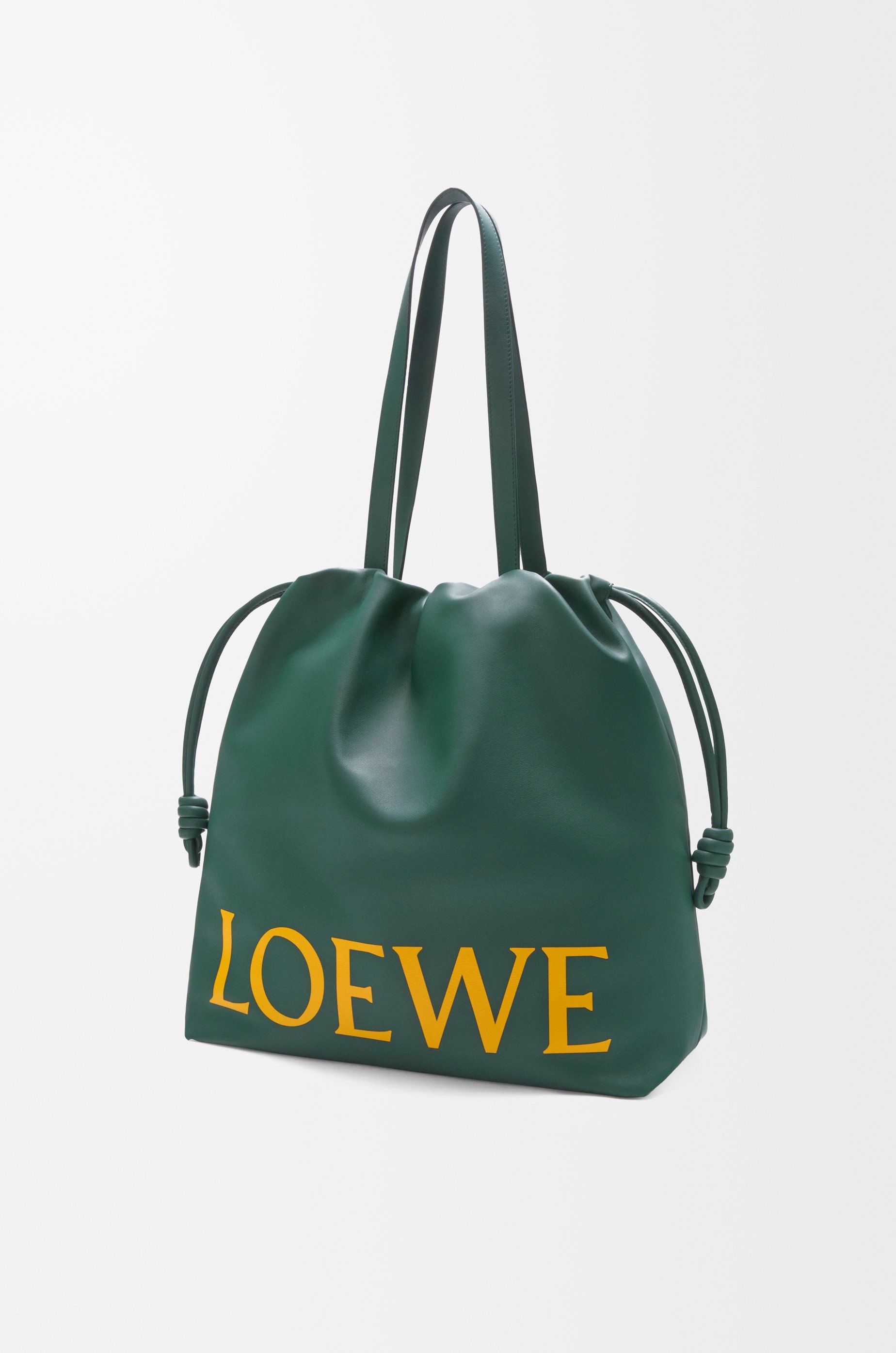 Flamenco logo tote in nappa calfskin - 2