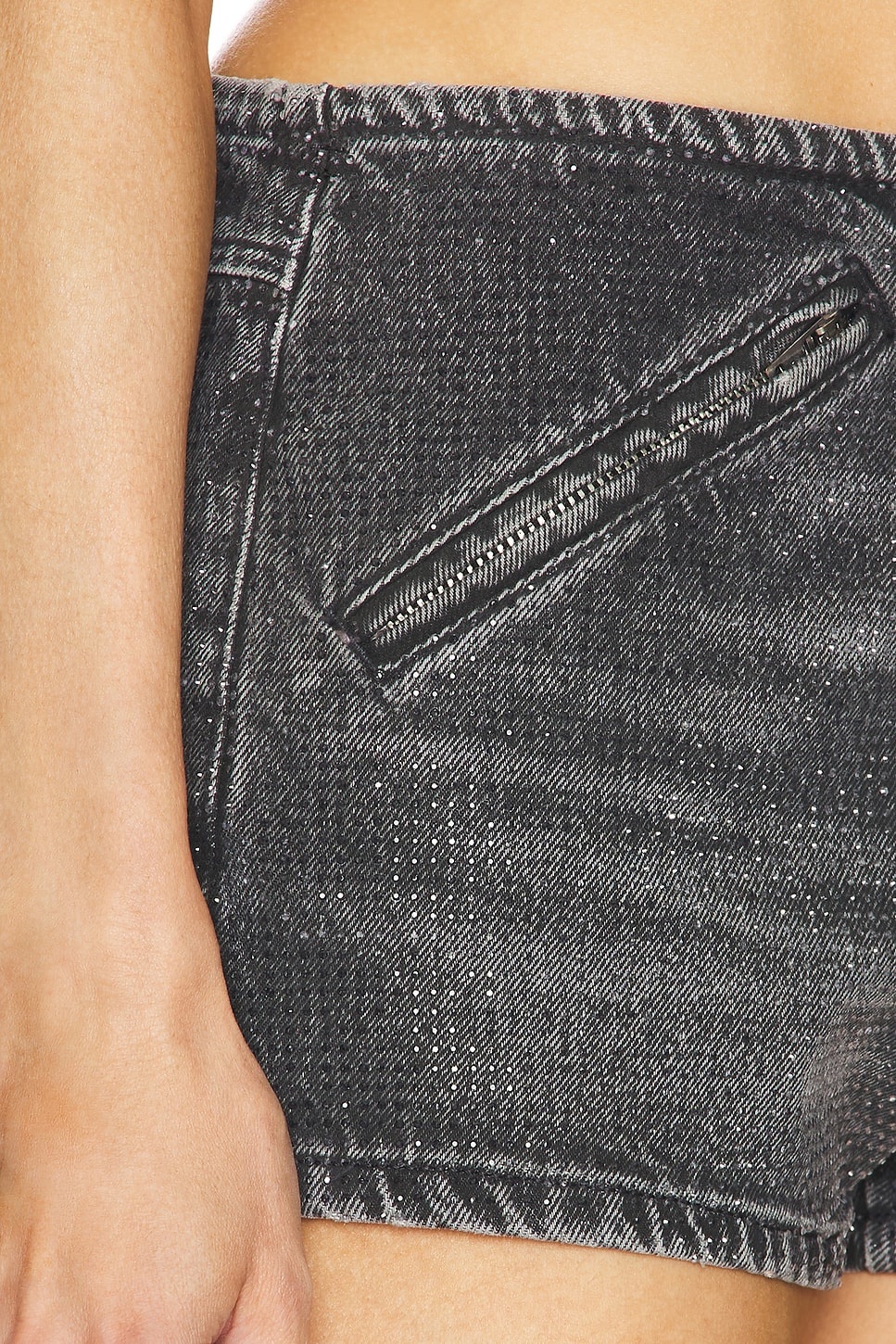 Moto Short All Over Clear Bead Hotfix - 6