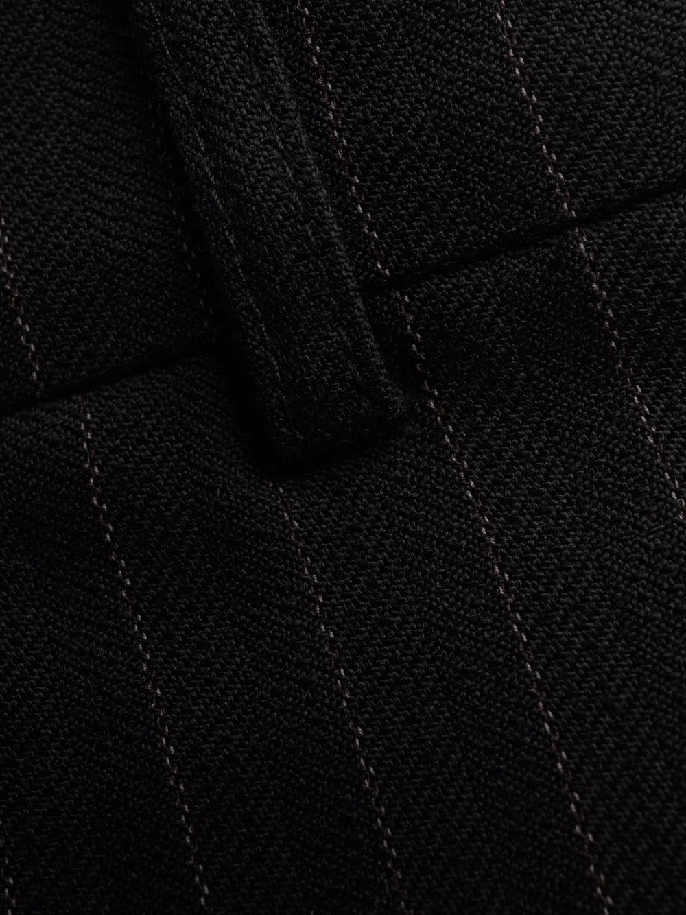 pinstriped tapered trousers - 6