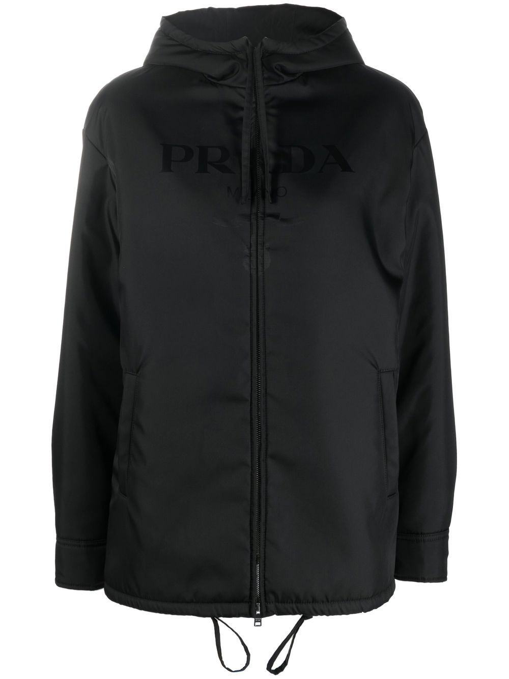 Re-Nylon hooded jacket - 1
