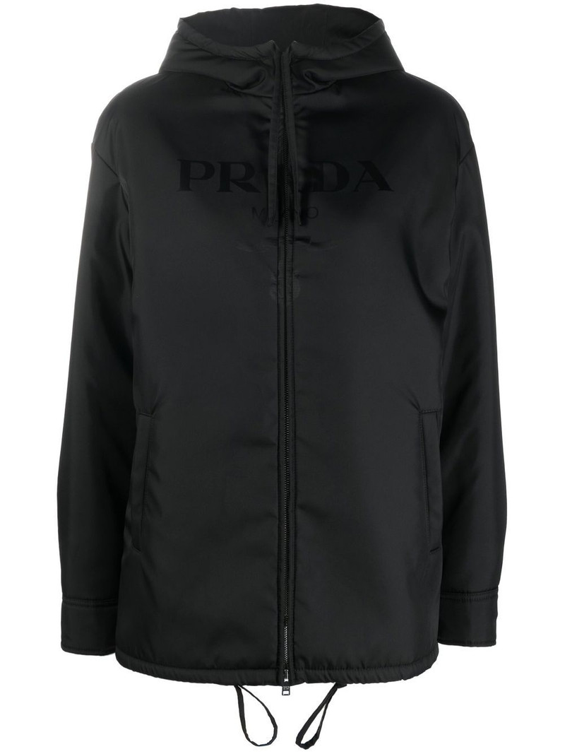 Re-Nylon hooded jacket 1