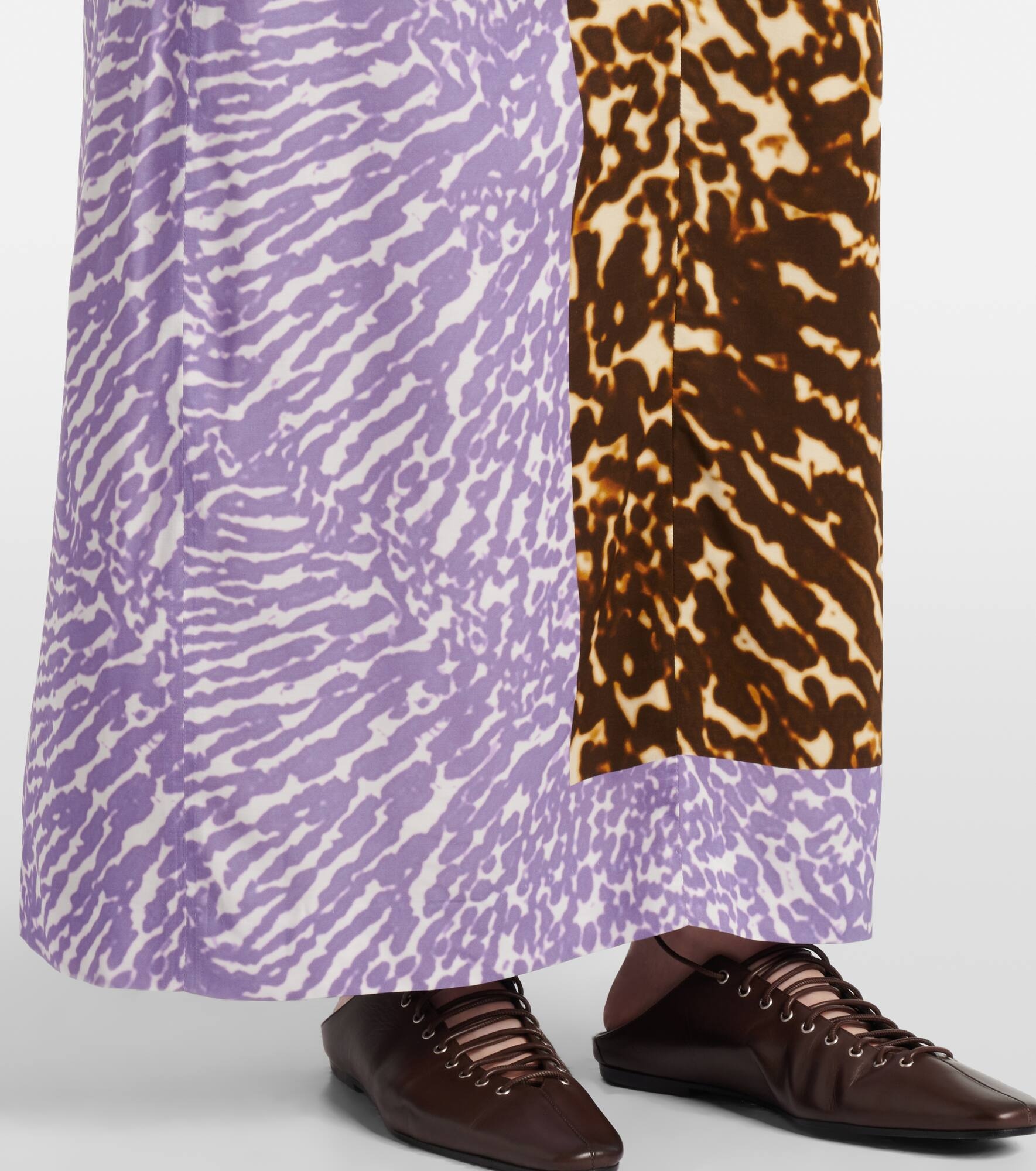 Printed halterneck maxi dress - 6