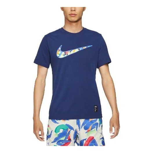 Nike x Kelly Anna London Jointly Signed Pattern Printing Male Blue CZ9882-492 - 1