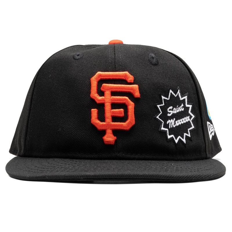 SAINT MICHAEL X NEW ERA MX6 SF GIANTS CAP - BLACK 1
