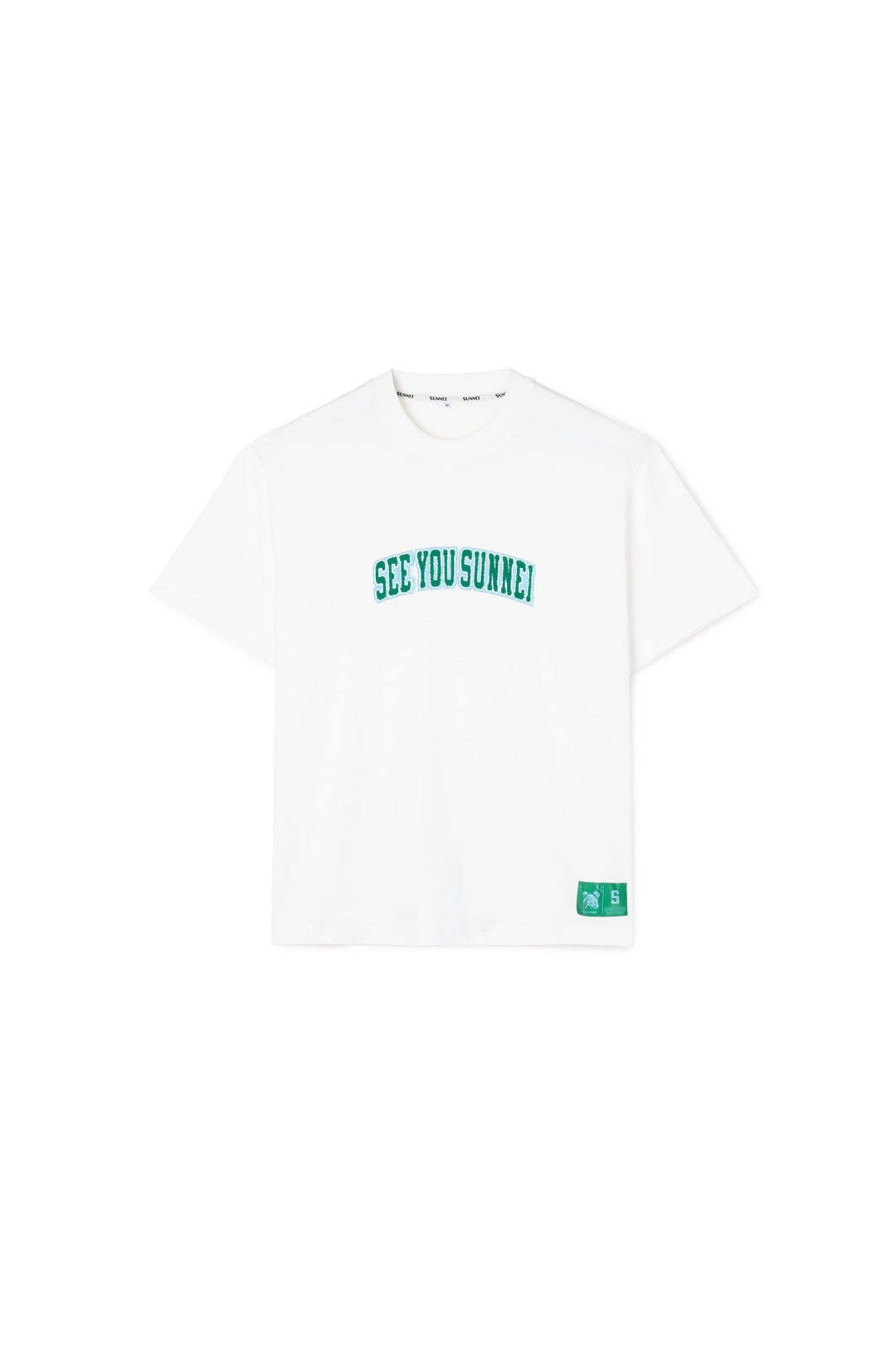 'SEE YOU SUNNEI' T-SHIRT / white - 1