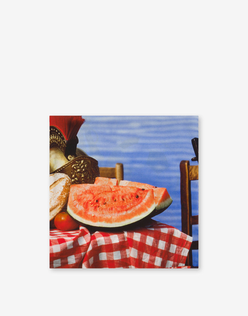 SILK SCARF ITALIAN INSPIRATION PRINT 1