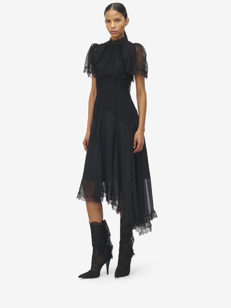Floral Lace Evening Dress 3