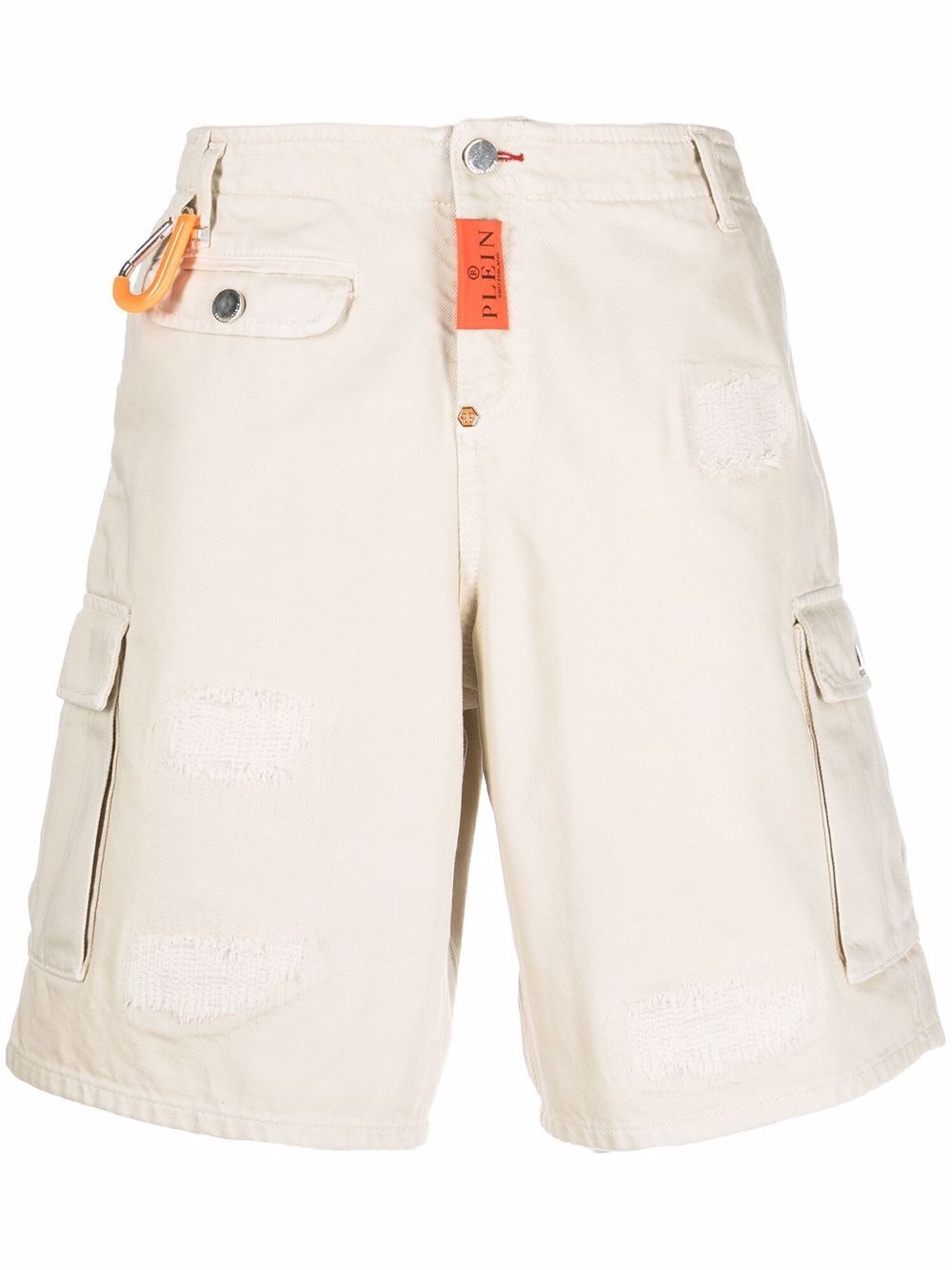 wide-leg cargo shorts - 1