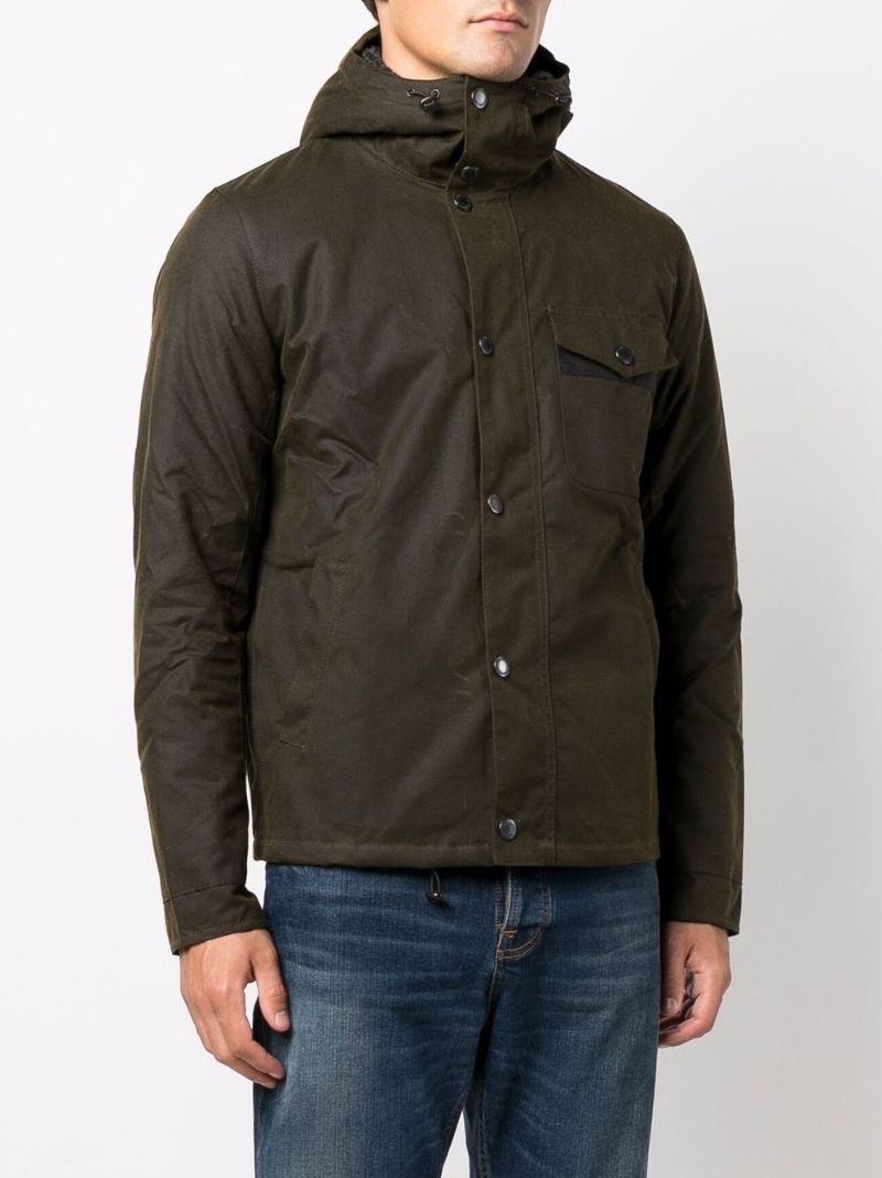 green lightweight rain jacket - 3