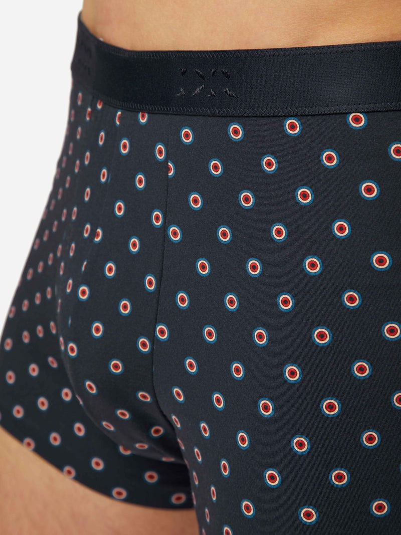 Men's Boxer Briefs Spot 5 Pima Cotton Stretch Navy 6